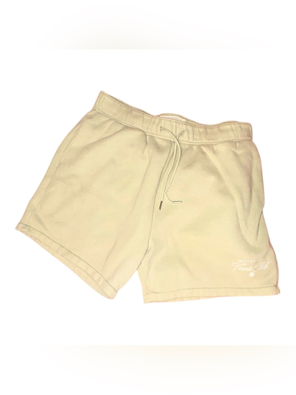 Abercrombie & Fitch Light Green Relaxed Fleece Shorts